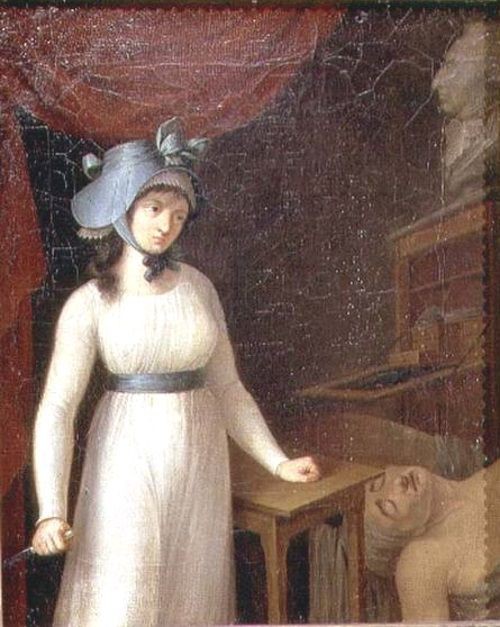 暗殺の天使シャルロット コルデーの絵画12点 フランスの革命者マラーを殺した女性 メメント モリ 西洋美術の謎と闇