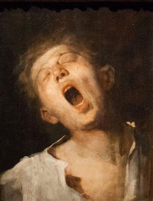 あくびをする人の絵画13点 眠たい 退屈を示すあくびは案外画家に描かれていた メメント モリ 西洋美術の謎と闇