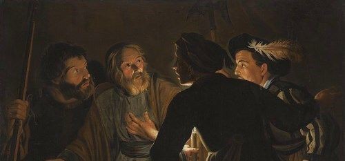 ペトロの否認の絵画13点 鶏の鳴く前に私はキリストの仲間ではないと三度宣言する メメント モリ 西洋美術の謎と闇