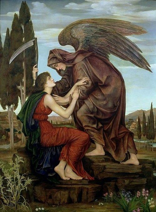 死の天使の絵画9点 人の死の間際に現われ 魂を導く存在 さぁ 刻が来ました メメント モリ 西洋美術の謎と闇