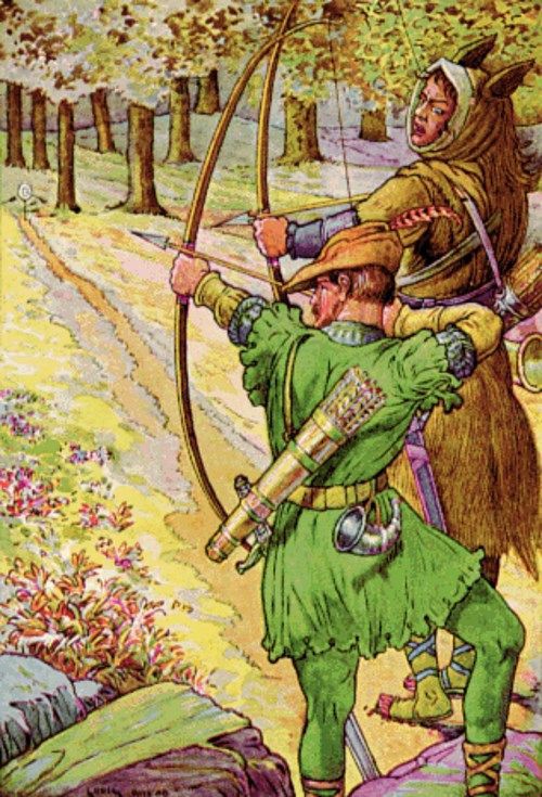 イギリスの伝説的英雄 ロビン フッドの絵画12点 弓の名手であり 義賊集団の首領 メメント モリ 西洋美術の謎と闇