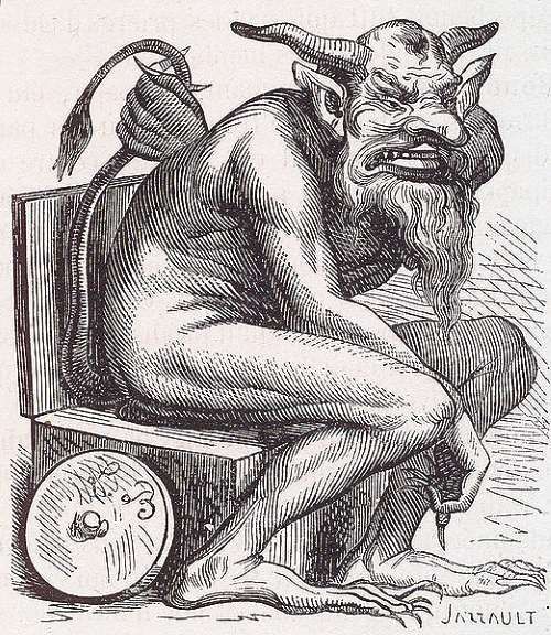 闇夜に暗躍する悪魔達 地獄の事典 に掲載された 悪魔の挿絵 メメント モリ 西洋美術の謎と闇