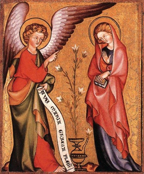 受胎告知の絵画15選 処女マリアは天使ガブリエルに告げられる 神の子を宿したと メメント モリ 西洋美術の謎と闇