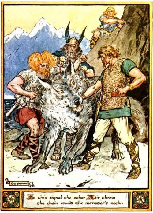 11作品 北欧神話の軍神チュールは フェンリルを縛る為に潔く右腕を犠牲にする メメント モリ 西洋美術の謎と闇