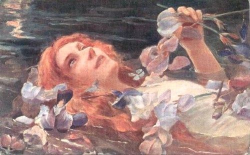 ハムレットの恋人オフィーリアの絵画13点 理性を失って命を落とした悲劇の女性 メメント モリ 西洋美術の謎と闇