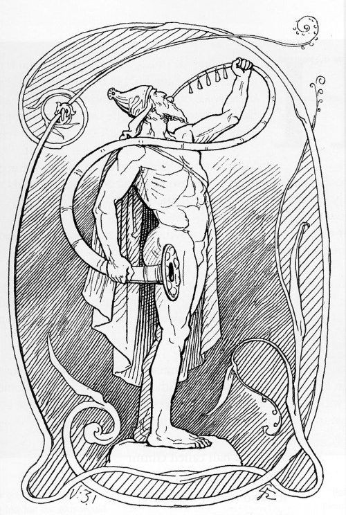 北欧神話のヘイムダルの絵画10点 ギャラルホルンで終末を告げるビフレストの番人 メメント モリ 西洋美術の謎と闇