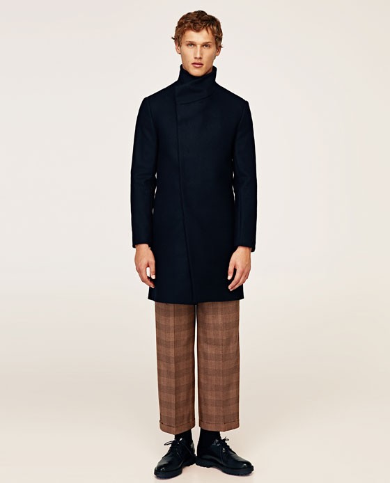 Zara ザラ のコート 秋 冬 メンズファストファッションナビ