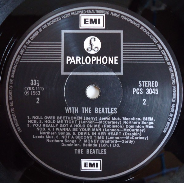 初回ハーフシャドウ UK 1963 MONO with the beatles 【公式通販】