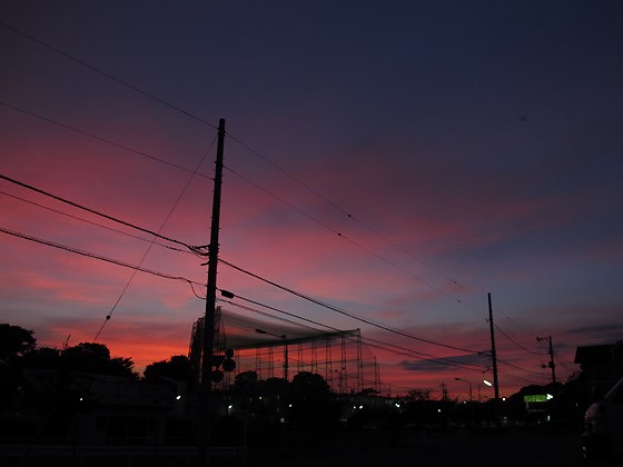 夏の夕暮れ めし日記