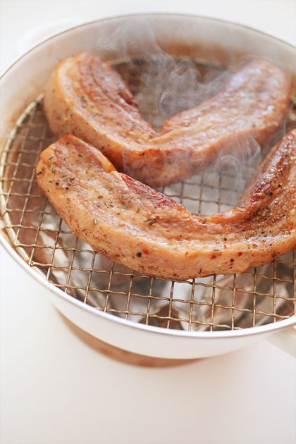 簡単手作りベーコン めし日記