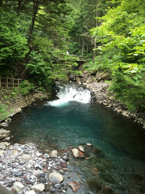 上高地で出会った 天空と大地が生んだ虹 とポケモンgo ごはんの頂