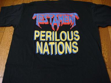 TESTAMENT/テスタメント 90年のTシャツ☆ : メタルTシャツ博物館