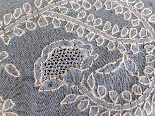 インドチカンワーク刺繍サリー インドチカンワーク刺繍サリー