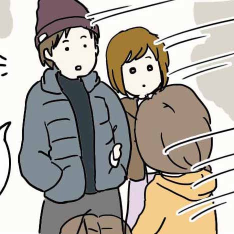 前から来る人と同じ方向に避けてしまう現象の名前を知ってますか コミックエッセイ えむふじんがあらわれた Powered By ライブドアブログ