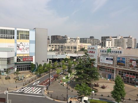 ロイヤルホームセンター南千住の屋上とドッグラン 南千住あたり