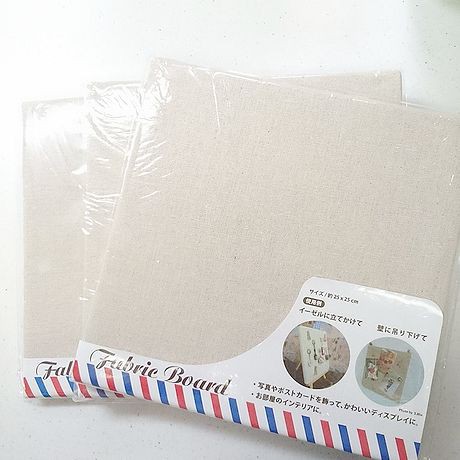 お部屋改造計画 その７ セリアのファブリックボード You Made Me Happy