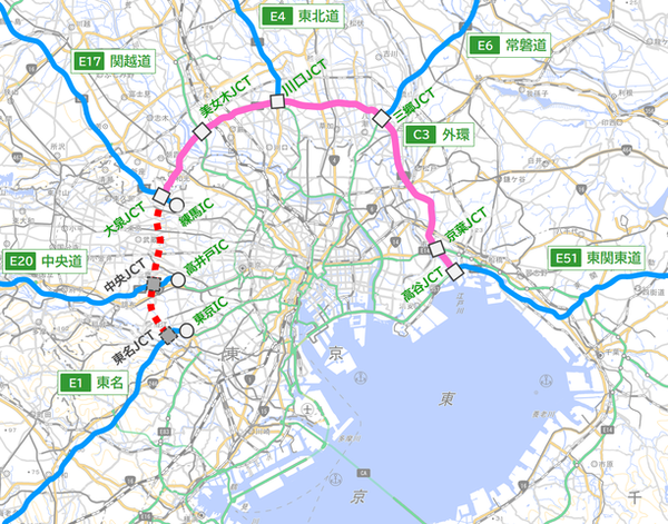 東京外環にまつわるエトセトラ Drive Log 道が好きだから