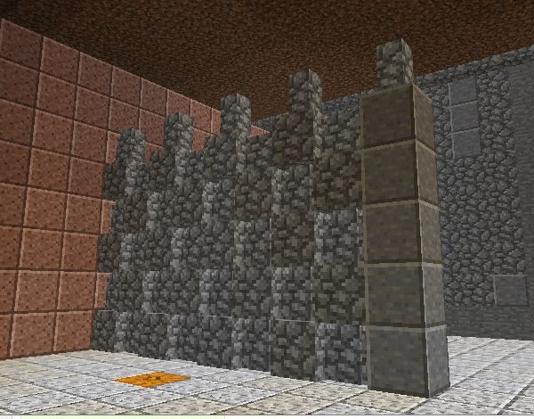 チェックの石壁 壁lv 4 マイクライズム