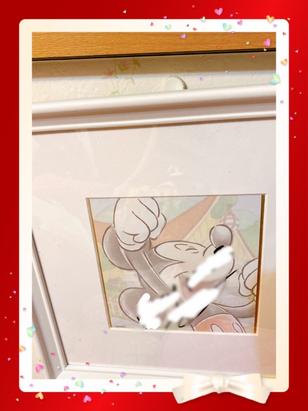 ミッキーのサイン色紙を飾ったよ ダッフィー大好き 美影のひとりごと ミッキーのサイン色紙を飾ったよ ダッフィー大好き 美影のひとりごと