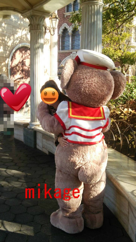 可愛いシェリーメイちゃんにご挨拶 メイちゃんグリだよ♪ : ダッフィー