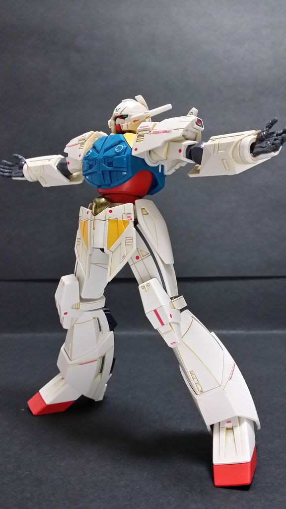 Hgbf ターンエーガンダムシン 完成編 かっこいいポーズで撮りたい