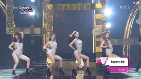 Kara 王様のブランチと韓国の音楽番組 ぱんちゃぱんちゃ