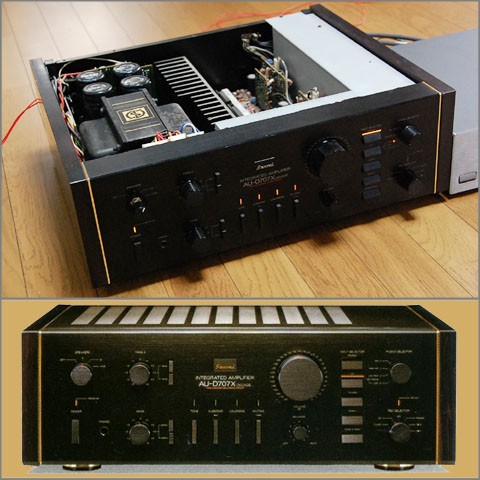 山水プリメインアンプ AU-D707X DECADE : Jazz工房Nishimuraの徒然写真日記