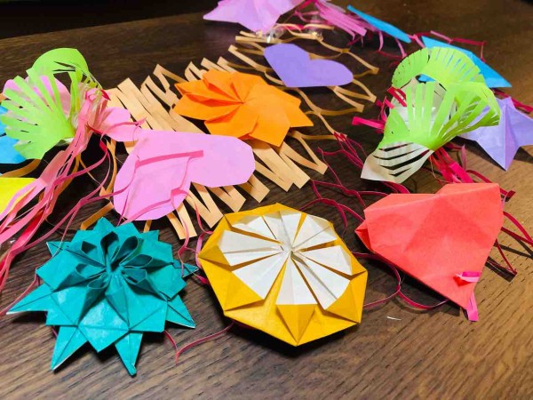 2歳3歳4歳女の子 折り紙 切り紙 おうち遊び おひとりさま 高齢シンママの徒然