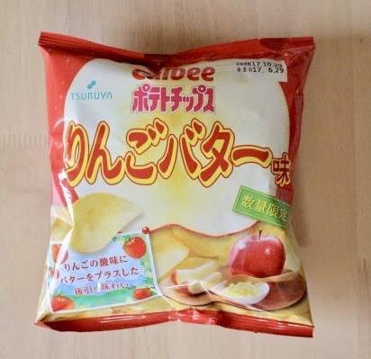 松本帰省 リンゴバター味のカルビーのポテトチップスにはまった : み