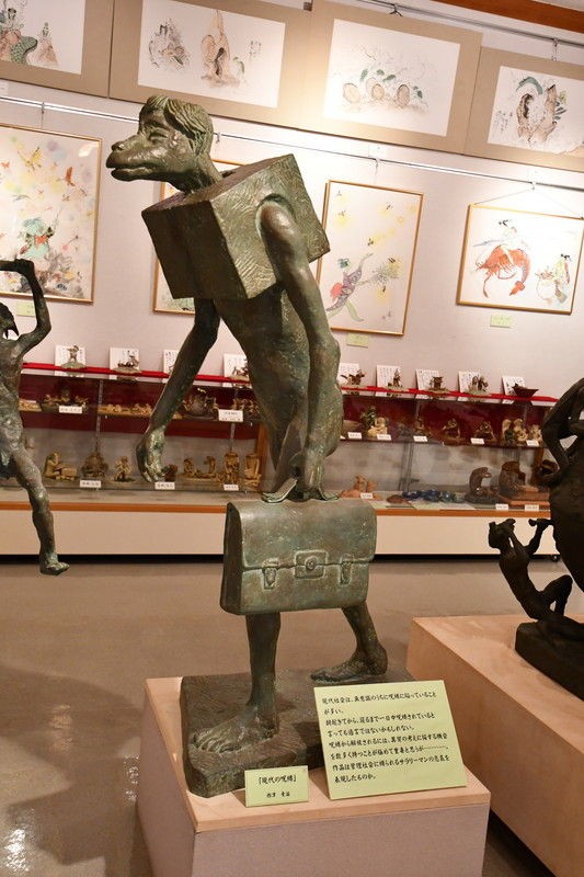 長野の「おもしろかっぱ館」にはメッセージ性の深いかっぱたちがいた