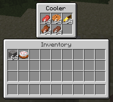 Minecraft 満腹度を 即時チャージ アイテムがある限りキープ Coolers Mod紹介 まいんくらふと2っき