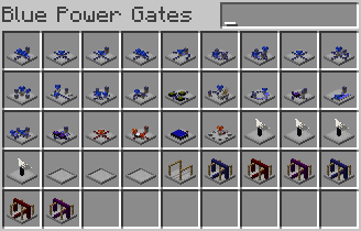 Bluepower Gateのrecipe Minecraft Recipies