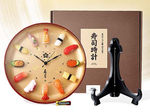 これぞ和モダンインテリア「寿司時計プレミアム」 : 日刊 ちっちゃい
