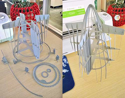 インテリアにも最適な骨格模型「ヒンデンブルク号」 : 日刊