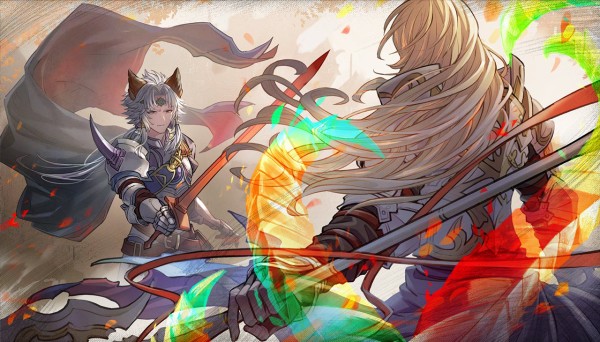 グラブル セルエルが剣を向ける先はまさかのノイシュ 龍血戦争 描き下ろしイラストがtwitterにて公開 ミニゴブ速報 グラブルまとめ