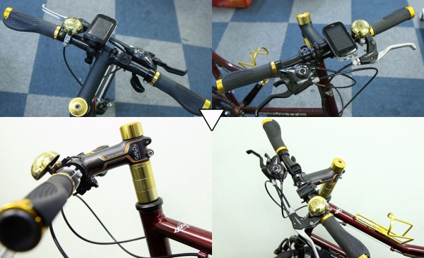 軽量化第2弾：ステムとシートポストをカーボンに : ミニベロで時速