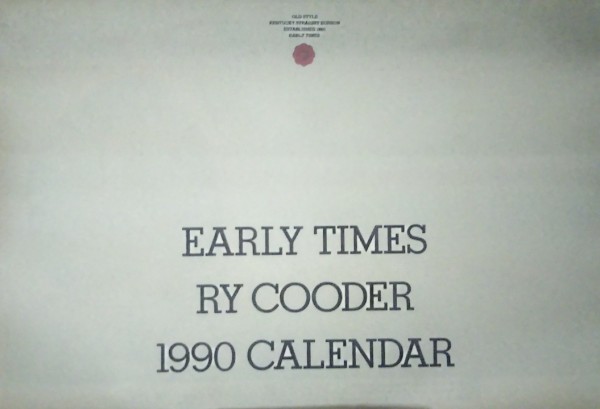 1990年 アーリータイムズ・ライ・クーダー・カレンダー : スライド 