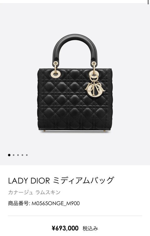 バッグ Dior Dior の通販 by rich｜ディオールならラクマ - 定価70万円