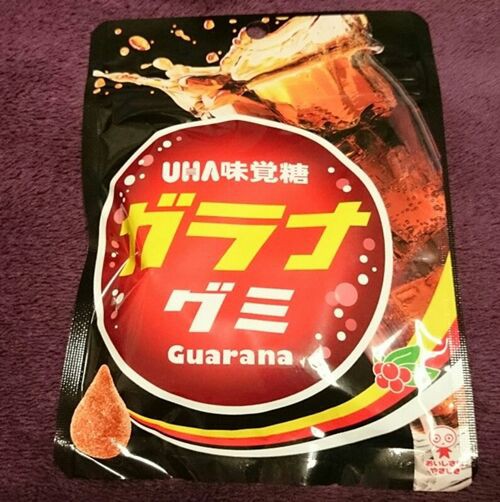 Uha味覚糖 ガラナグミ は独特の酸っぱさで美味しい 食べたり飲んだりお出かけしたり