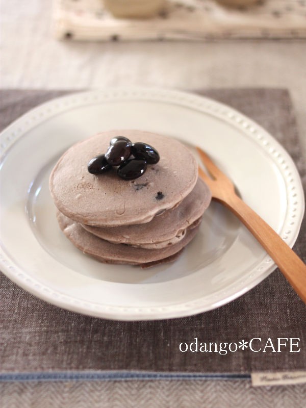 おせちでリメイクスイーツ 黒豆の米粉パンケーキ 野菜ごはんとナチュラルおやつ おだんごカフェ