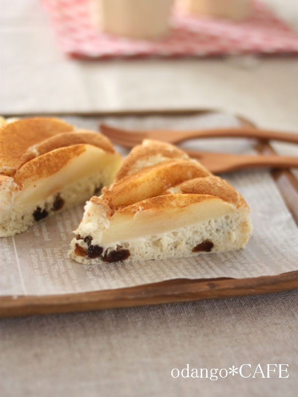 オイル シュガー グルテンフリー りんごの米粉ケーキ 野菜ごはんとナチュラルおやつ おだんごカフェ