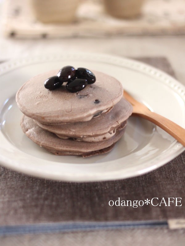おせちでリメイクスイーツ 黒豆の米粉パンケーキ 野菜ごはんとナチュラルおやつ おだんごカフェ