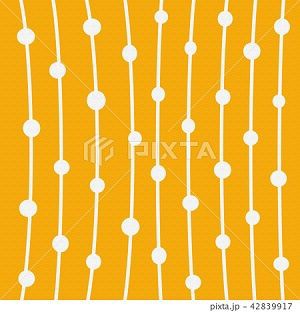 和柄模様 背景素材 黄色 : みさとぷりんと イラスト・背景素材