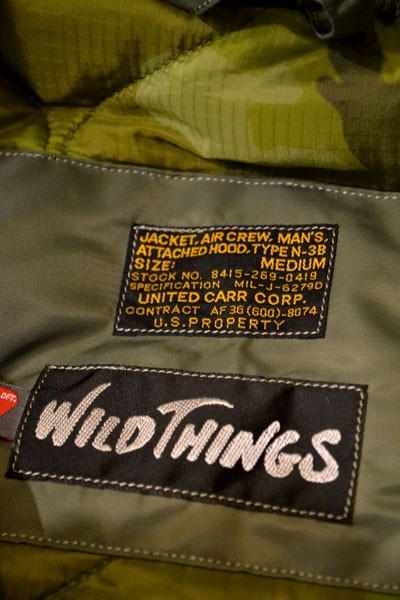 WILD THINGS・D-3Bジャケット : MISSILE CHOP Clothing Store.