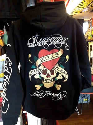 希少　レッドペッパー　エドハーディー　デニム　25 刺繍　Y2K スカル　ハート レッドペッパー 、エド・ハーディ レア☆レッドペッパー エド