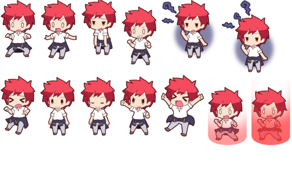 Gf 仮 メガバトルの主人公君と女の子がかわいい ガールフレンド 仮 キューピッド