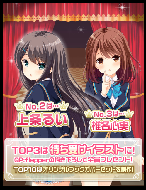 Gf 仮 マドンナ選抜総選挙 総合ランキング 最終結果発表 ガールフレンド 仮 キューピッド