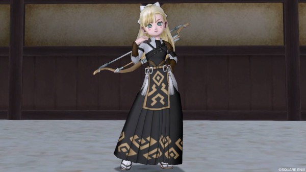 ファフニルメイル上で和風な弓使いドレスアップ ぽれぽれ