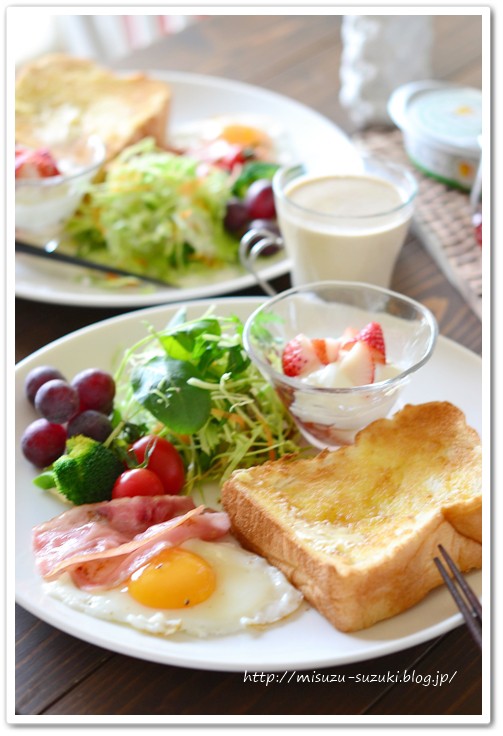 喫茶店のモーニングのような朝ごはん 作り置きおかずレシピとお弁当 心と身体にやさしい料理を 鈴木美鈴オフィシャルブログ Powered By ライブドアブログ