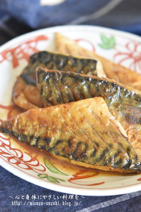 塩サバで下処理なし♪ご飯が進む塩サバの粒マスタード照り焼き
